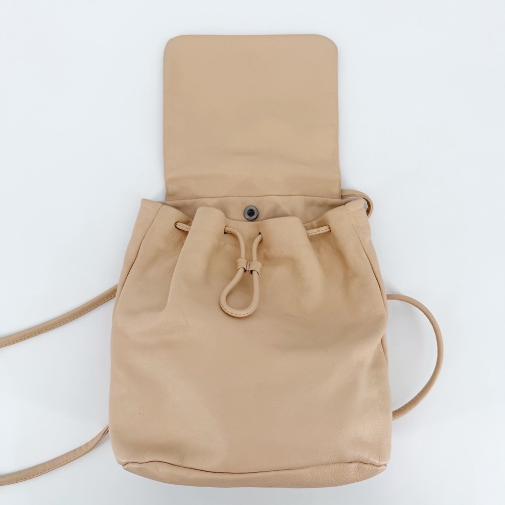 Baggu Leather Mini Backpack Cream - Picture 7 of 7
